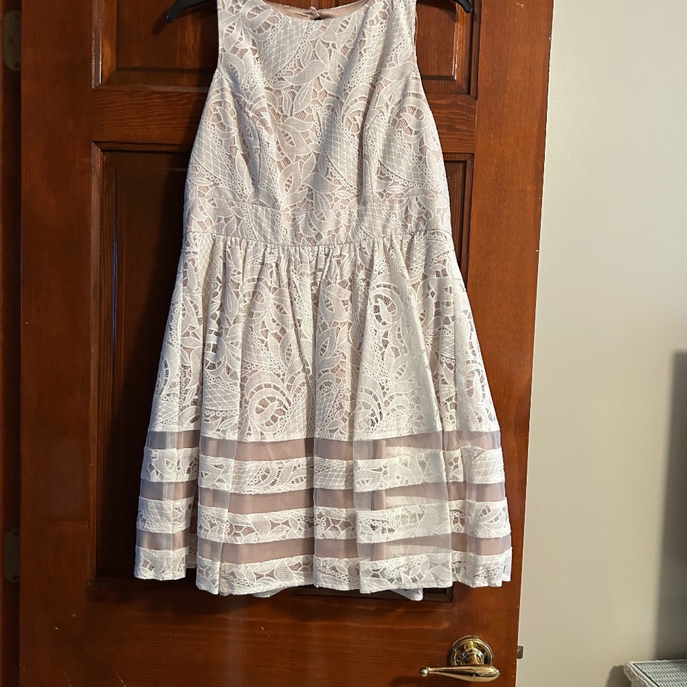 White ELiza J Dress